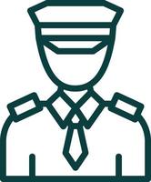 Pilot Vector Icon Design