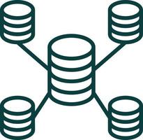 Database Vector Icon Design