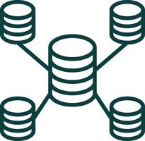 Database Vector Icon Design