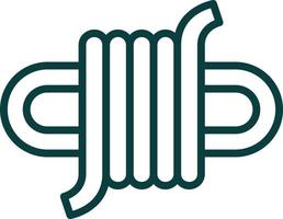 Rope Vector Icon Design