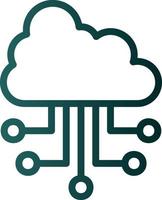 Cloud Computing Vector Icon Design