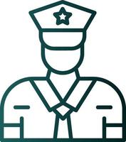 Security Guard Vector Icon Design