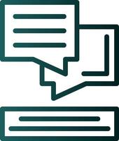 Dialog Vector Icon Design