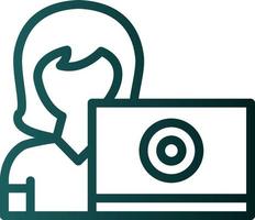Girl Vector Icon Design