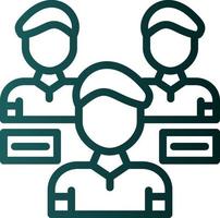 Audience Vector Icon Design