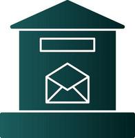 Letter Box Vector Icon Design