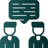 Conversation Vector Icon Design