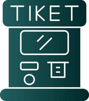 Ticket Machine Vector Icon Design