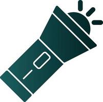 Flashlight Vector Icon Design
