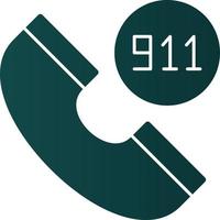 911 diseño de icono de vector