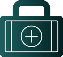 First Aid Kit Vector Icon Design