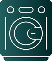 Washing Machine Vector Icon Design