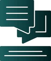Dialog Vector Icon Design