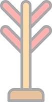Coat Rack Vector Icon Design