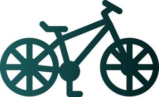 Mountain Bike Vector Icon Design