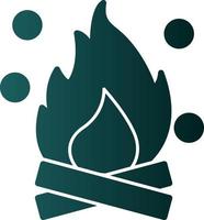 Bonfire Vector Icon Design