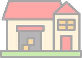Warehouse Vector Icon Design