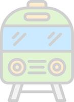 diseño de icono de vector de tren