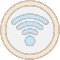 Wifi Signal Vector Icon Design