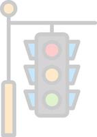 Traffic Lights Vector Icon Design