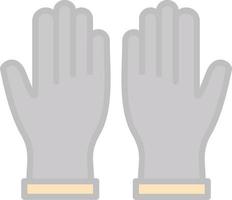 Hand Gloves Vector Icon Design