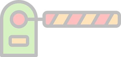 Barrier Vector Icon Design