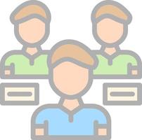 Audience Vector Icon Design