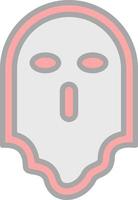 diseño de icono de vector de terror