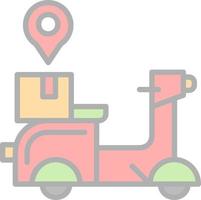 Delivery Location Vector Icon Design