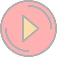 Play button Vector Icon Design