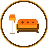 Sofa Vector Icon Design