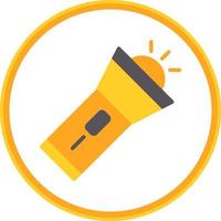 Flashlight Vector Icon Design