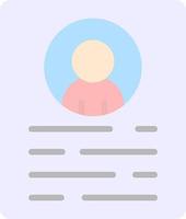 Resume Vector Icon Design