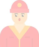 Fireman Vector Icon Design