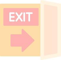 Exit Vector Icon Design