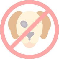 No Pets Vector Icon Design
