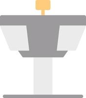 Control Tower Vector Icon Design