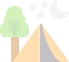 Camping Vector Icon Design