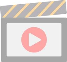 Video Making Vector Icon Design