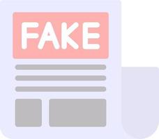 Fake News Vector Icon Design