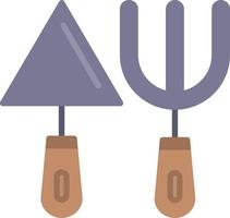 Fork And Trowel Vector Icon Design