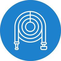 Garden Hose Vector Icon Design