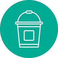 Bucket Vector Icon Design