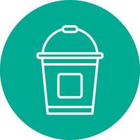 Bucket Vector Icon Design