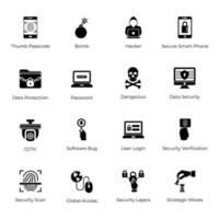 Cyber Security Solid Icons Pack