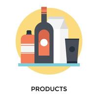 Trendy Products Concepts vector
