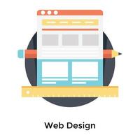 Trendy Web Design vector