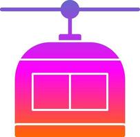 Chairlift Vector Icon Design