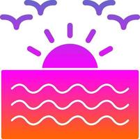 Sunrise Vector Icon Design