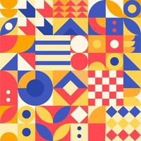Geometric Seamless Pattern Background vector